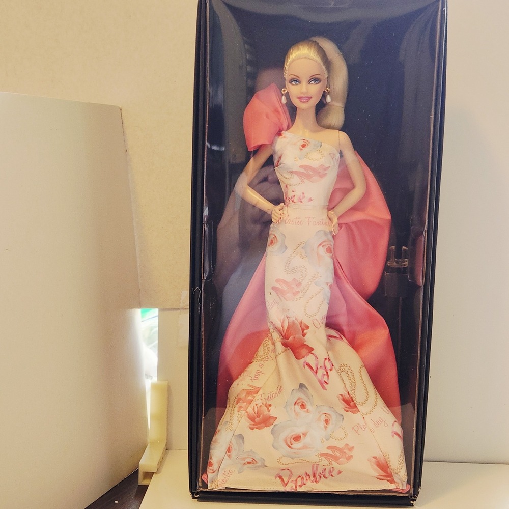 Mattel Rose Splendor Barbie Doll Limited Edition Robert Best R4477 Pink Gown NEW